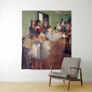 The Dance Class by Edgar Degas Tapestry