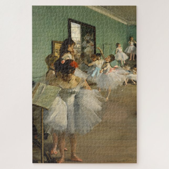 The Dance Class - Edgar Degas - Ballet Dancer Jigsaw Puzzle (Vertical)