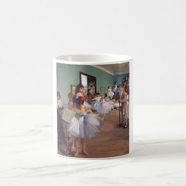 The Dance Class, Edgar Degas Coffee Mug (Center)