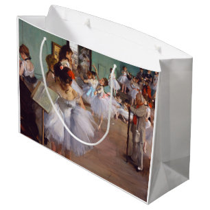 The Dance Class, Edgar Degas Large Gift Bag