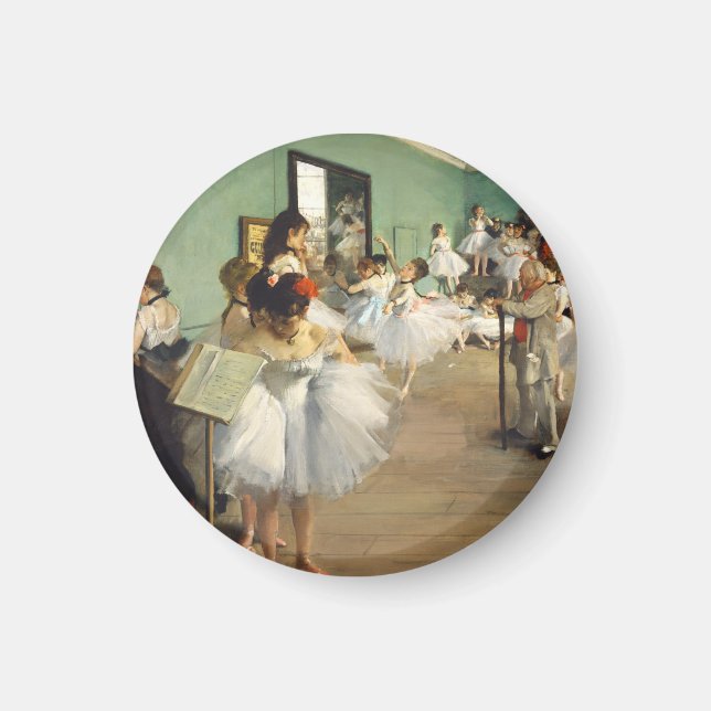 The Dance Class Edgar Degas    Magnet (Front)