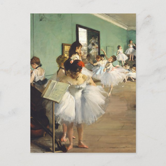 The Dance Class Edgar Degas     Postcard (Front)