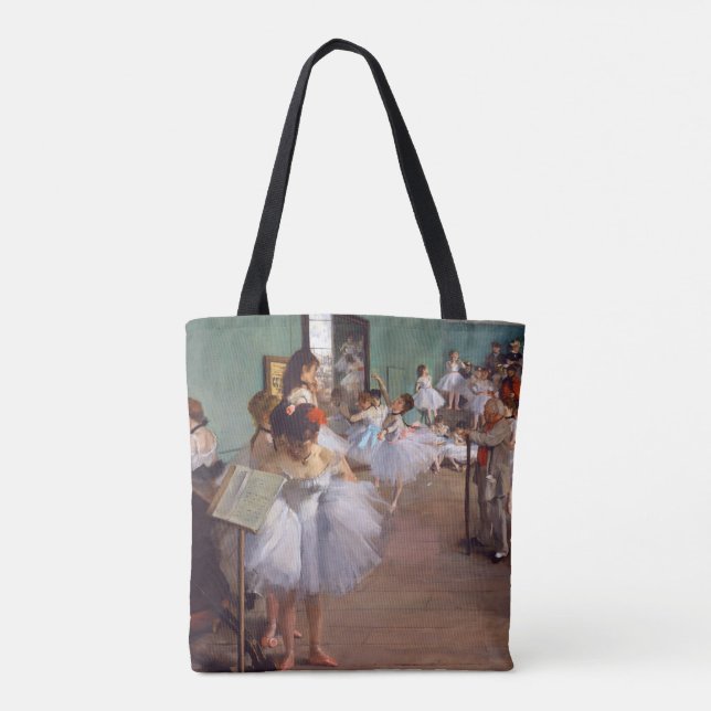 The Dance Class, Edgar Degas Tote Bag (Back)