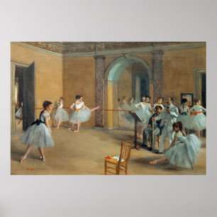 The Dance Foyer at the Opera Edgar Degas Poster
