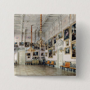 The Dance hall at Count Bezborodko's House 2 Inch Square Button