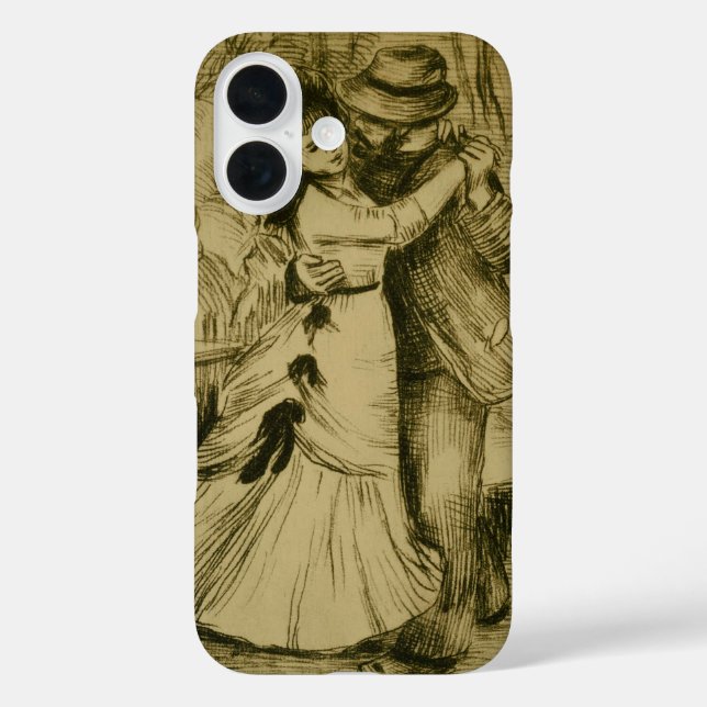 The Dance in the Country by Pierre Renoir Case-Mate iPhone Case (Back)