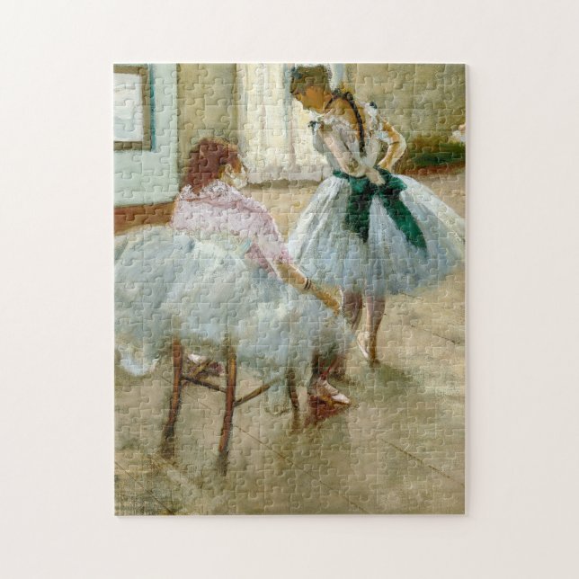 The Dance Lesson by Edgar Degas Jigsaw Puzzle (Vertical)