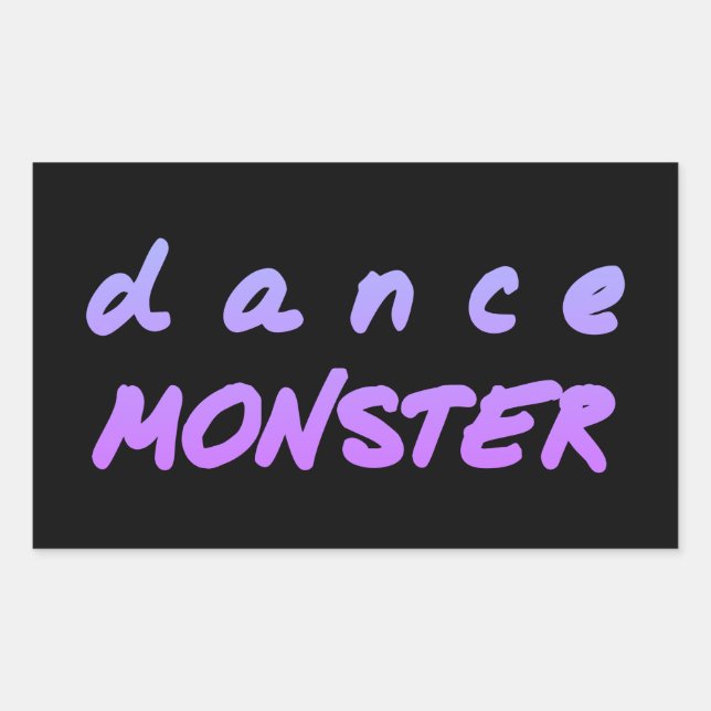 The Dance Monster Sticker (Front)