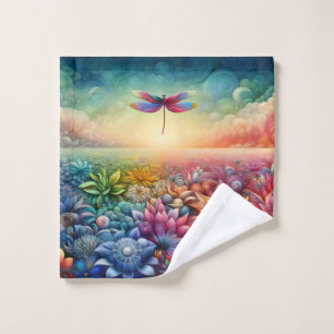 The Dance of Dragonfly Wash Cloth