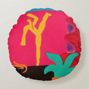 The Dance of Hope 1996 Round Pillow