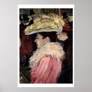 The Dance of the Rouge: detail of an elegan Poster