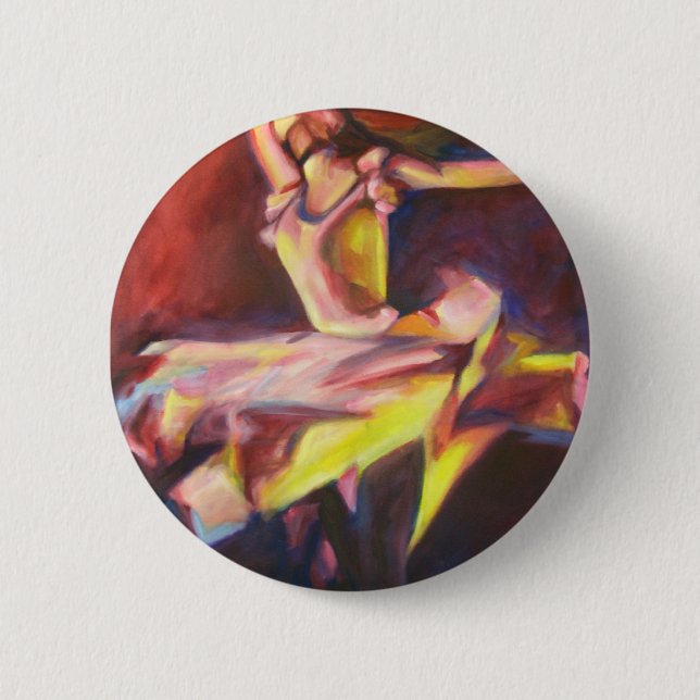 The Dancer 2 Inch Round Button (Front)