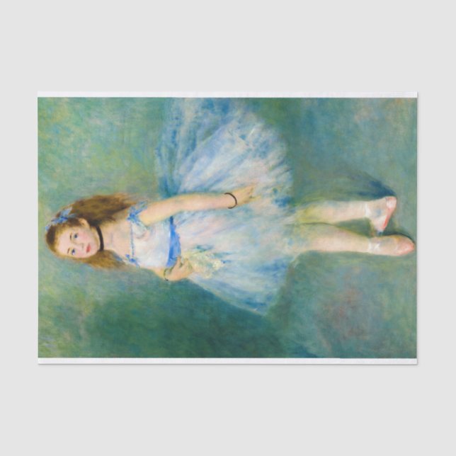 The Dancer by Pierre-Auguste Renoir Tissue Paper (Front)