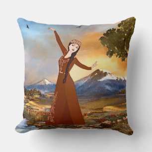The Dancer Throw Pillow