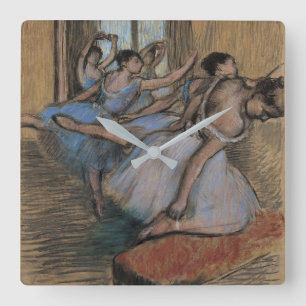 The Dancers Square Wall Clock