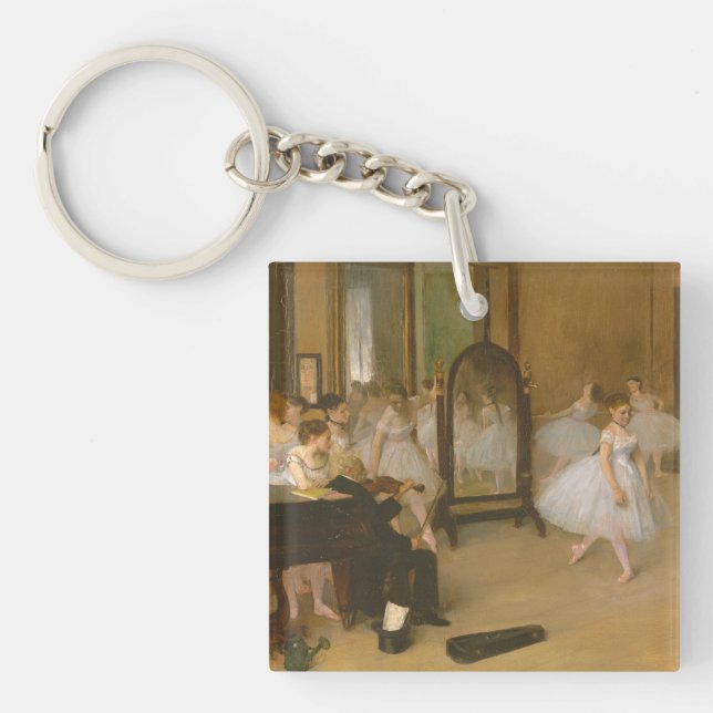 The Dancing Class (1870)  Edgar Degas Keychain (Front)