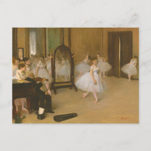 The Dancing Class (1870)  Edgar Degas Postcard