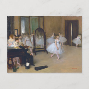The Dancing Class - Edgar Degas Postcard