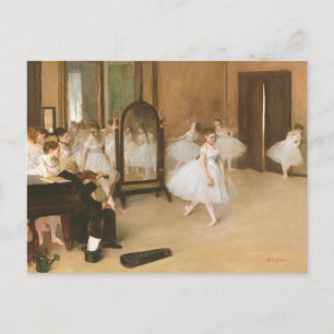 The Dancing Class Painting Postcard