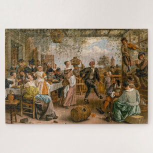 The Dancing Couple by Jan Steen  Jigsaw Puzzle