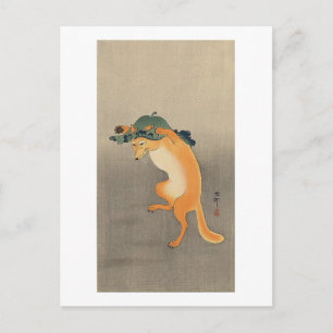 The Dancing Fox Postcard