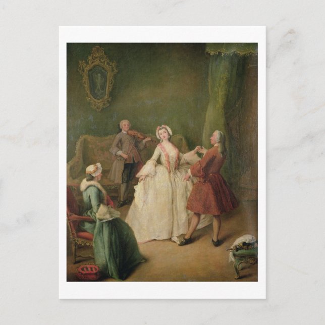 The Dancing Lesson Postcard (Front)