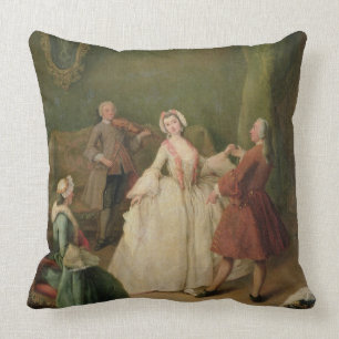 The Dancing Lesson Throw Pillow