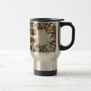 The Dancing Style of Aztec Noble Dancers Travel Mug