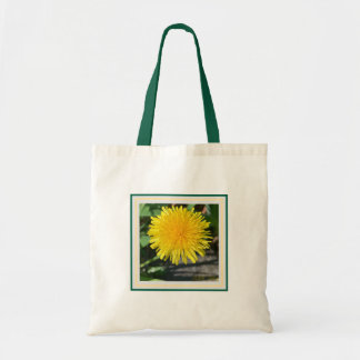 The dandy dandelion tote bag.