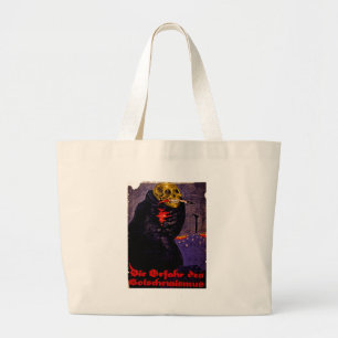 The Danger of Bolshevism Large Tote Bag