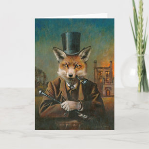 The Dapper Fox Greetings Card