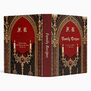 The dark elegance of the Gothic style.  Binder