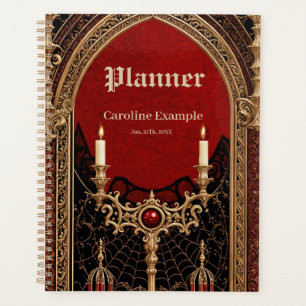 The dark elegance of the Gothic style.  Planner