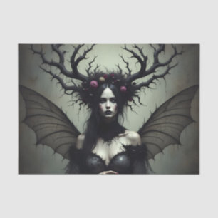 The Dark Fairy Fantasy Decoupage Tissue Paper