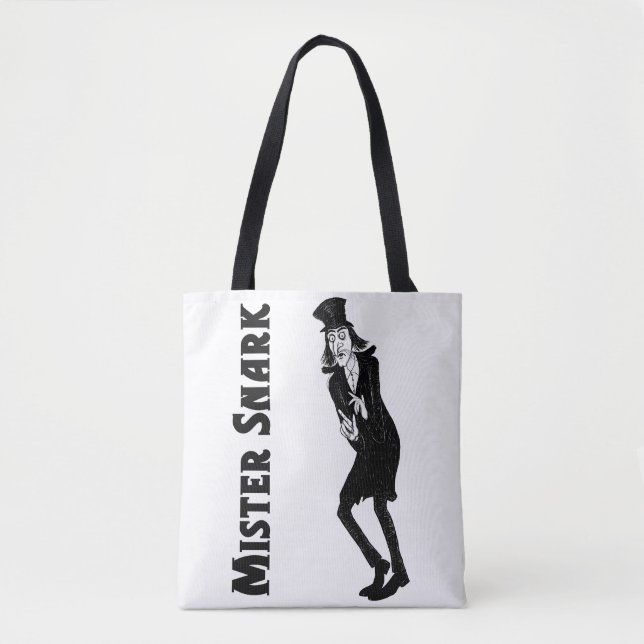 The Dark Mister Snark | Mister Snark Feather Tote Bag (Front)
