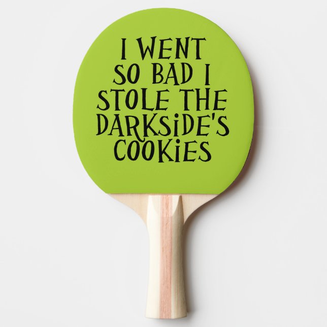 The Darkside's Cookies Ping Pong Paddle (Front)