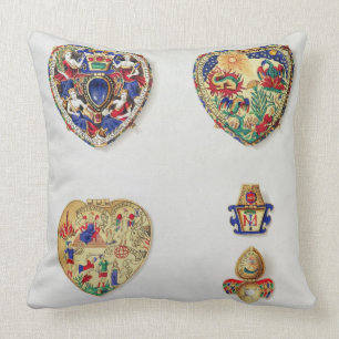 The Darnley Jewel, from 'Historical Notes on the L Throw Pillow