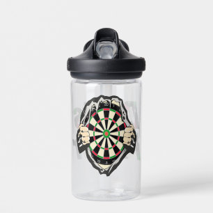 The dartboard on your chest Darts Fever Water Bottle