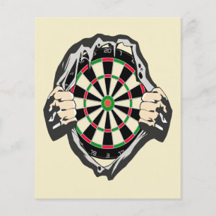 The dartboard on your chest! placemat