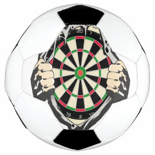 The dartboard on your chest! soccer ball
