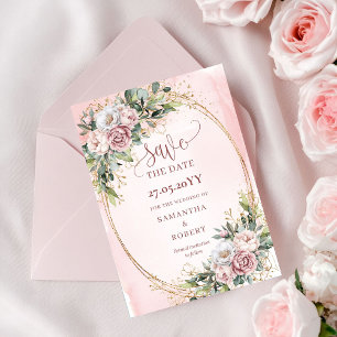 The Date Luxueux Bohème Rose Poussiéreux Eucalyptus Save Th