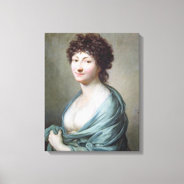 The Daughter: Portrait of Caroline Susanne Graff Canvas Print (Front)