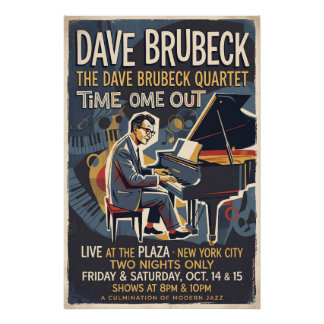 The Dave Brubeck Quartet Poster