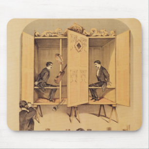 The Davenport brothers, poster for Seance, 1865 Mouse Pad