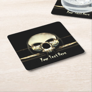 The Dawn of Man Square Paper Coaster