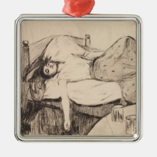 The Day After (by Edvard Munch) Metal Ornament