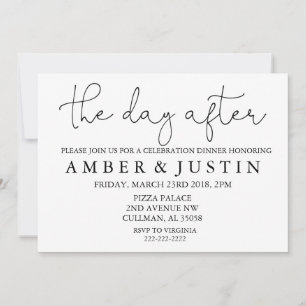 The Day After Invitation