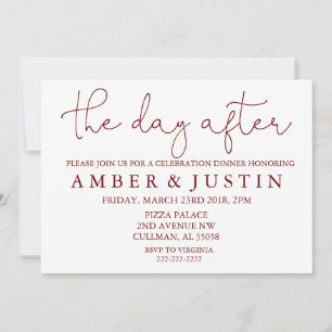 The Day After Invitation