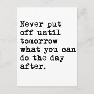 The Day After Postcard