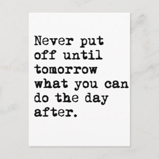 The Day After Postcard